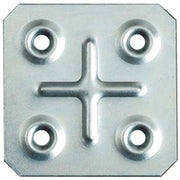 GIUNZIONE 4 FORI DRITTA 8/117 - ZINCATA S.MM 1,0 CF=PZ 100 CM 4,5X4,5- 1 confezioni