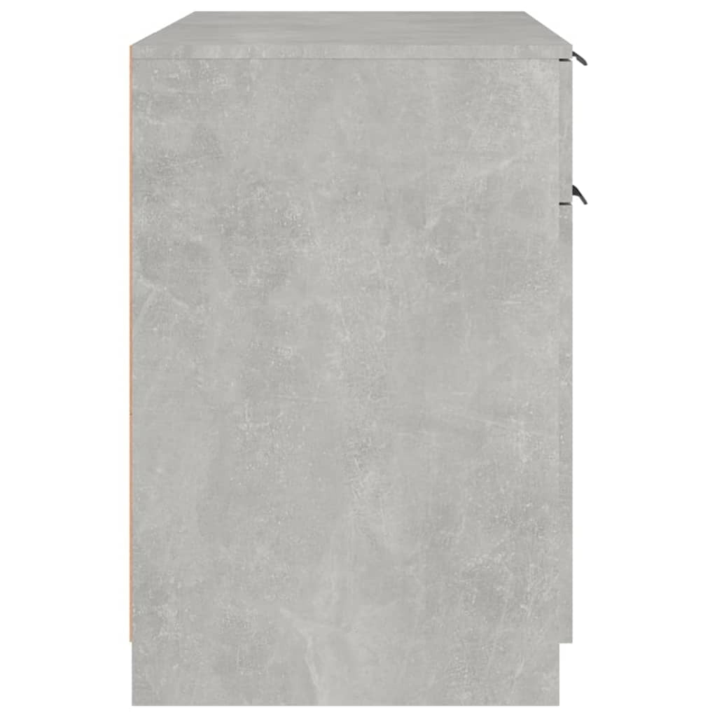 Scrivania tavolo postazione di lavoro mobile per computer studio 100 x 50 x 75 cm legno ingegnerizzato grigio 02_0023825