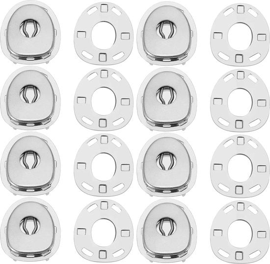 Stopcontatto per Bagaglio - Set da 12 - Compatibile con Lift De Dot Snap Sluiting - Accessori di Attacco - 225x20 mm.