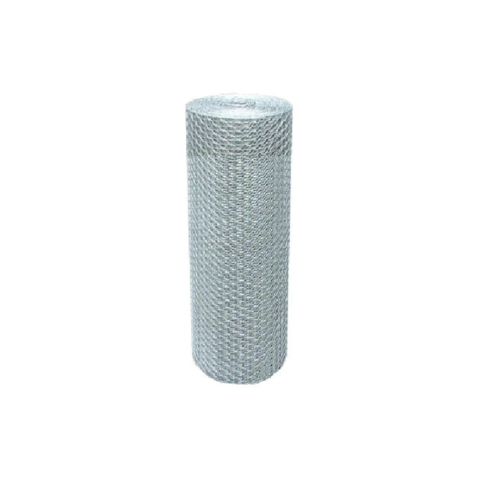 Panda 16-2 Rete Maglia Esagonale Tripla Torsione in Filo di Ferro Zincato 5.5 mm 50 m Altezza 50 cm colore Acciaio