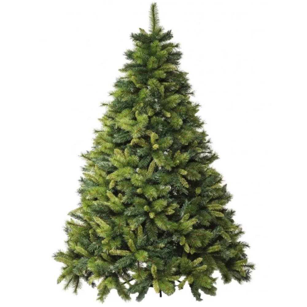 Granpino albero di natale imponente con chioma ricca e realistica stile americano *** misura h 210, confezione 1