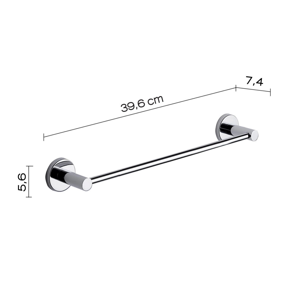 Set completo 8 pezzi in acciaio inox e Cromall FE99 Gedy serie FELCE