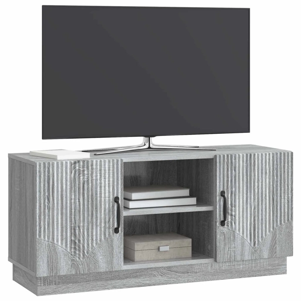 Mobile TV Grigio Sonoma 102 x 34,5 x 47 cm Legno ingegnerizzato