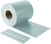 Confine STRISCIA FRANGIVISTA IN PVC + 20 CLIP (450 gr/m) cm. 19x35 mt col. Grigio