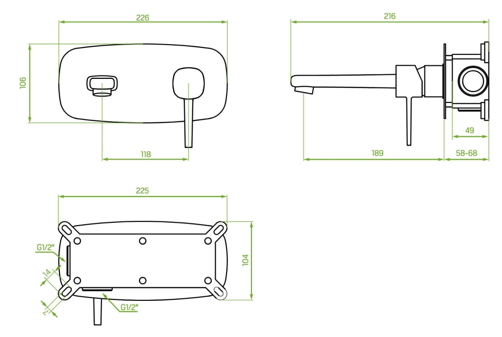 Miscelatore lavabo a incasso oro spazzolato – elegante, funzionale e moderna