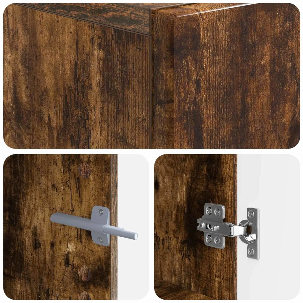 Mobile TV Rovere Fumo Legno ingegnerizzato 896240