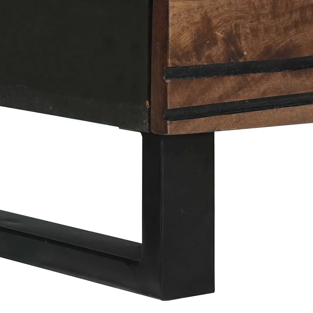 Credenza-Buffet-Armadio da cucina Marrone 60 x 33.5 x 75 cm Legno massello di mango 422963