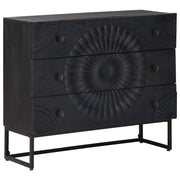Mobile con Cassetti con cassetto Nero 75 x 30 x 65 cm 42020084