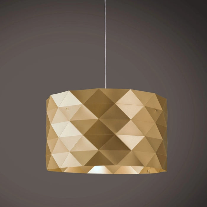 Sospensione New Gold in Metallo cromato Cm. 40 x 25h