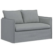 Divano | Divano da soggiorno | Sofa Grigio chiaro 136 x 82 x 85 cm Tessuto