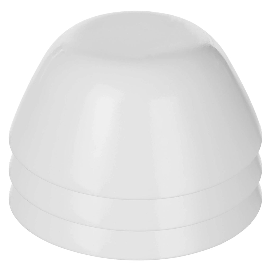 Set di 3 ciotole in vetro KADAX da 18 cm per insalata, zuppa e snack, colore bianco.