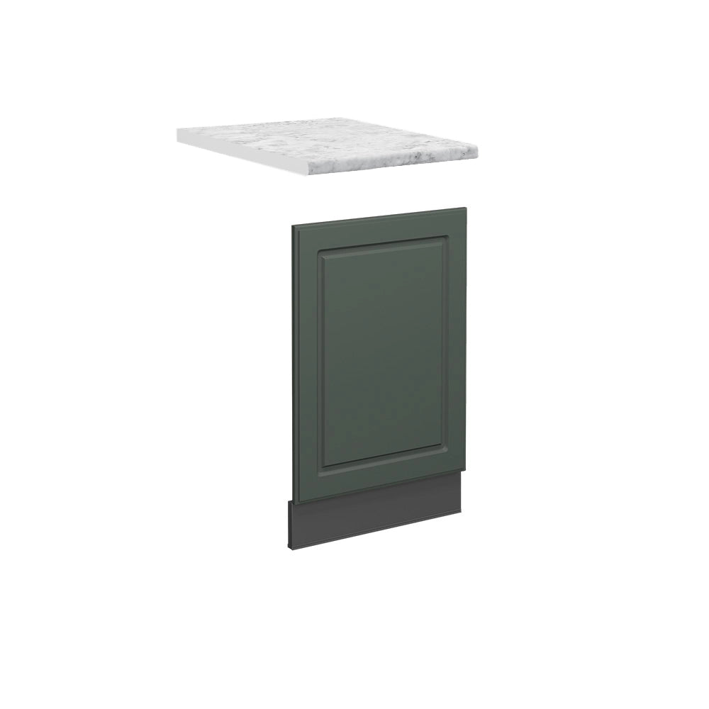 Pannello frontale Fame-Line Verde-oro rustico/Antracite 45 cm, PL Marmo Vicco