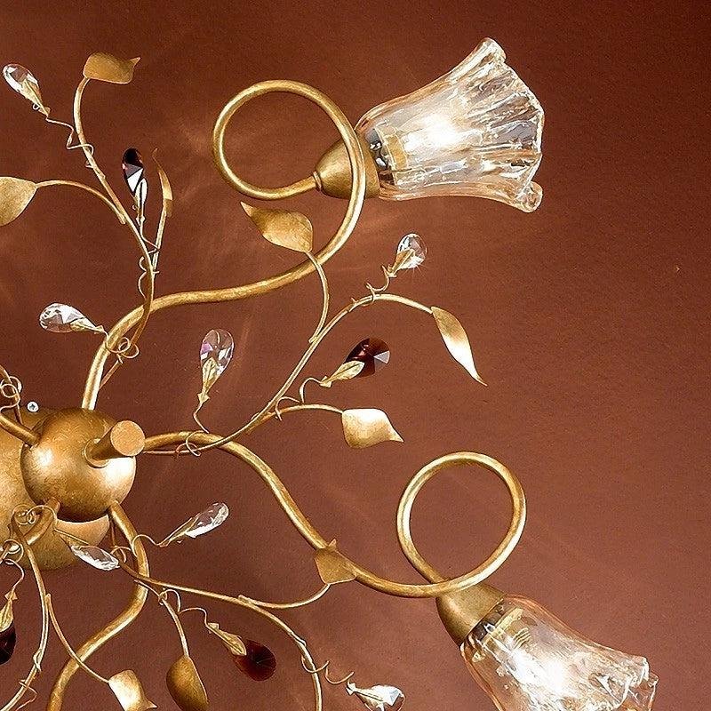 EMMA Plafoniera Lampada a Soffitto a 5 Luci Stile Classico