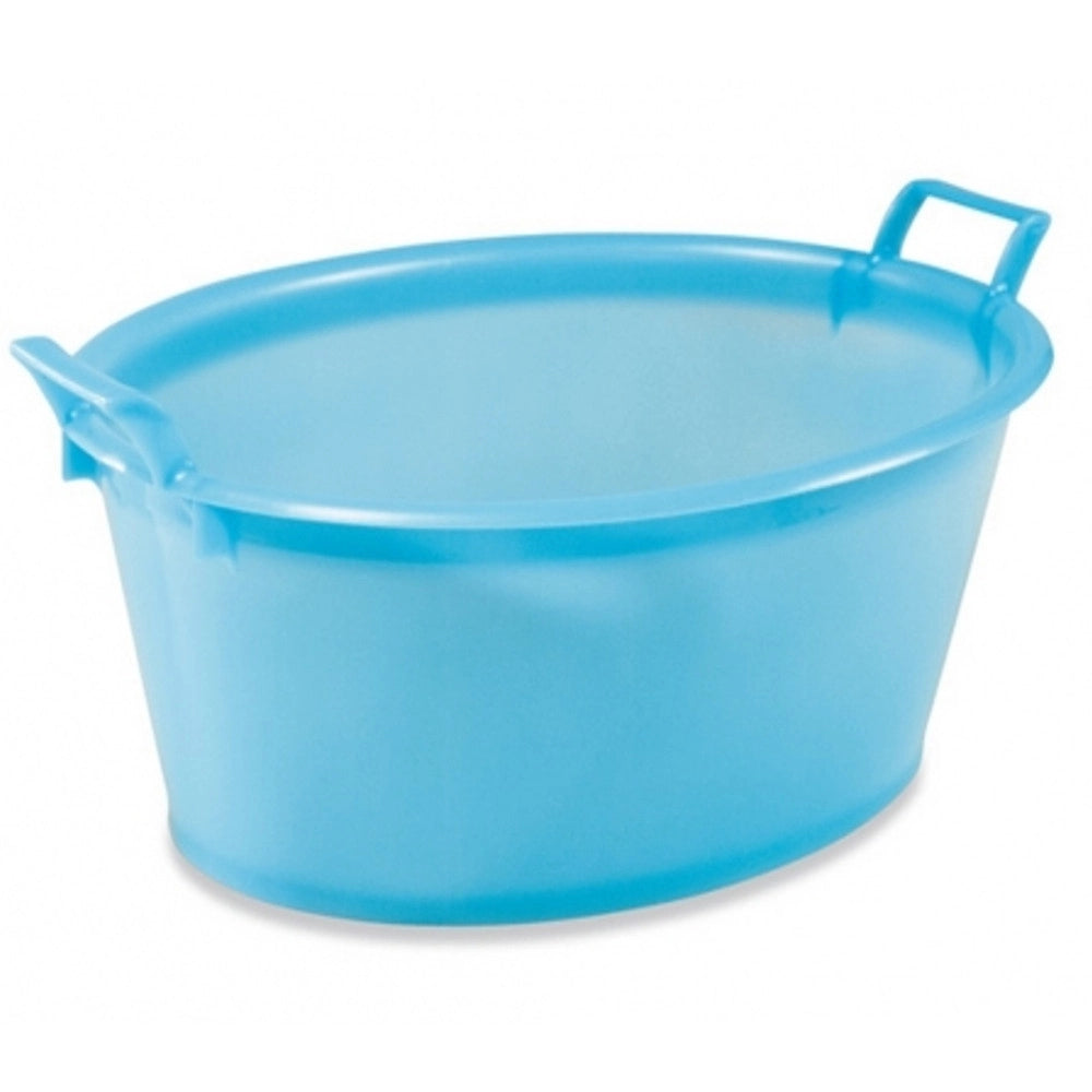 Trade Shop - Bacinella Ovale 50 Lavapavimenti Pulizie Contenitore Acqua Detersivo Casalinghi -
