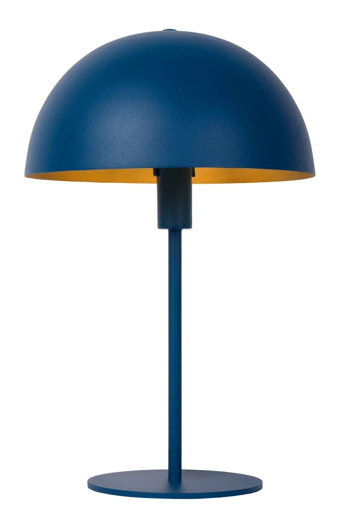 Lampada da tavolo blu eclettica metallo E14 Lucide Siemon