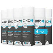 Kit 6 pezzi zinc 98 spray protettivo antiossidante zinco chiaro 400 ml