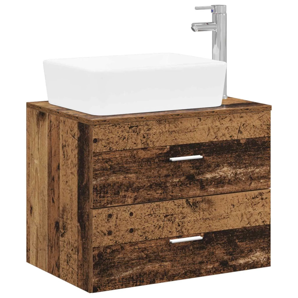 Set di mobili per il bagno Legno antico Legno ingegnerizzato 3404396