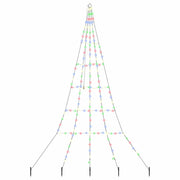 Albero di Natale | Decorazioni natalizie LED con picchetti per il terreno 306 cm