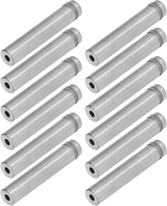 12 Set di Viti a Spillo in Acciaio Inossidabile 12 x 60 mm per Bordi Robusti, Installazione Facile e Duratura per Casa e Ufficio