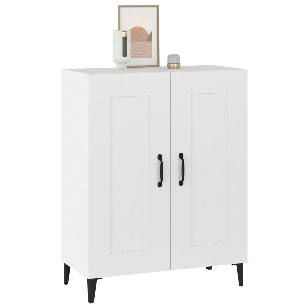 Credenza | Madia | Buffet da pranzo | Armadio da pranzo Bianca 69,5x34x90 cm in Legno Multistrato
