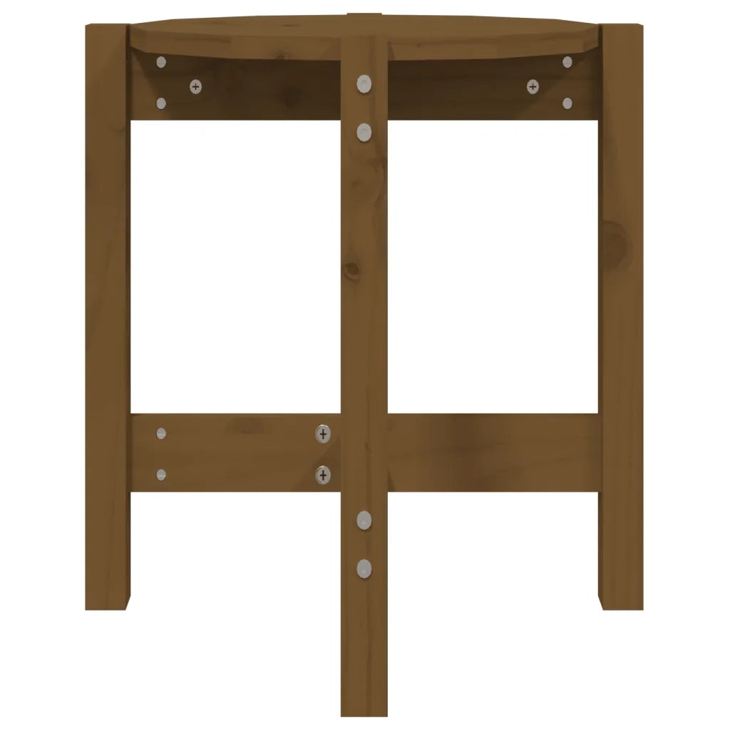 Tavolino da Salotto-Tavolino da soggiorno-Tavolo Ambra ? 42,5x45cm in Legno Massello di Pino