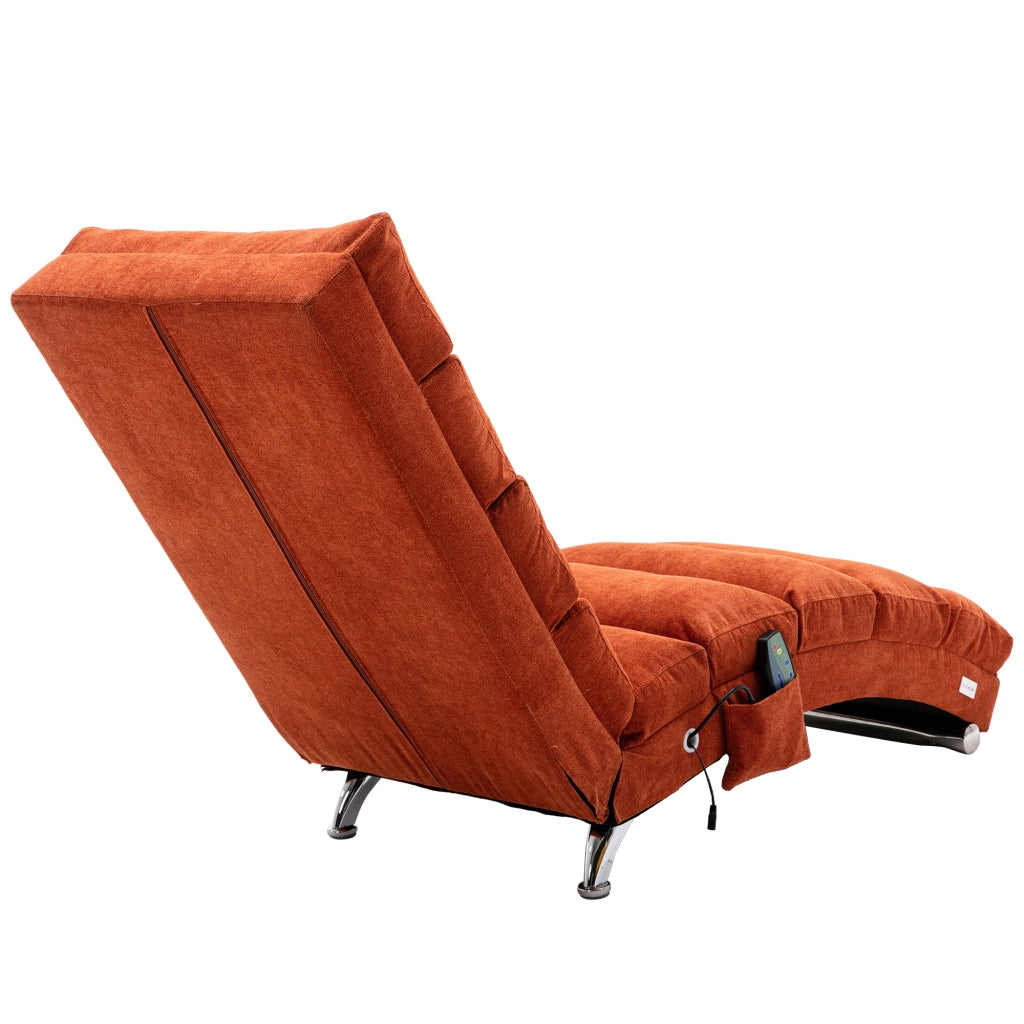 Divano Letto Relax con Vibrazione e Tasche Laterali ¨C MINIMAL ¨C Grigio