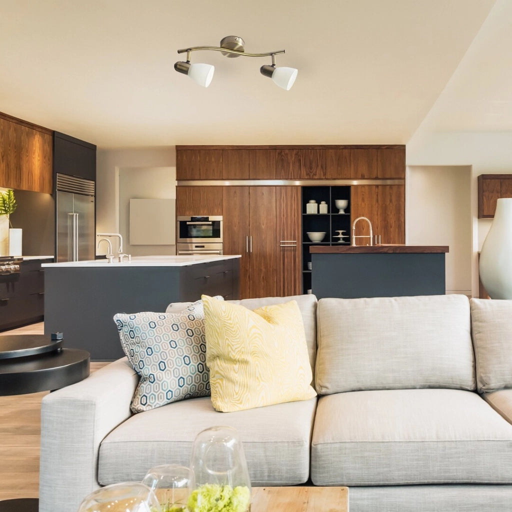 Faretto parete/soffitto Rabalux Soma bronzo/bianco 2xE14