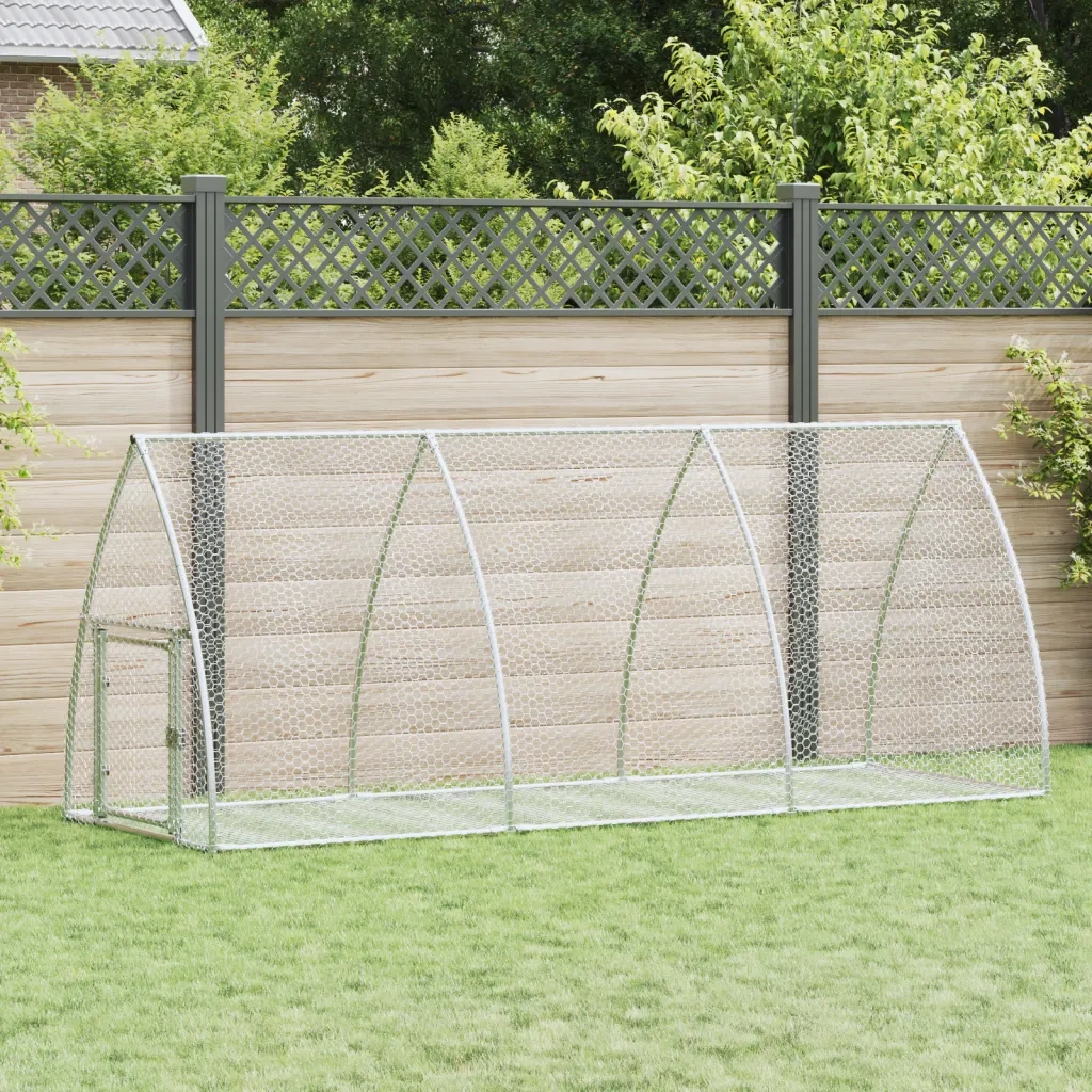 Conigliera Argento 105x300x120 cm in Acciaio Zincato 3281528