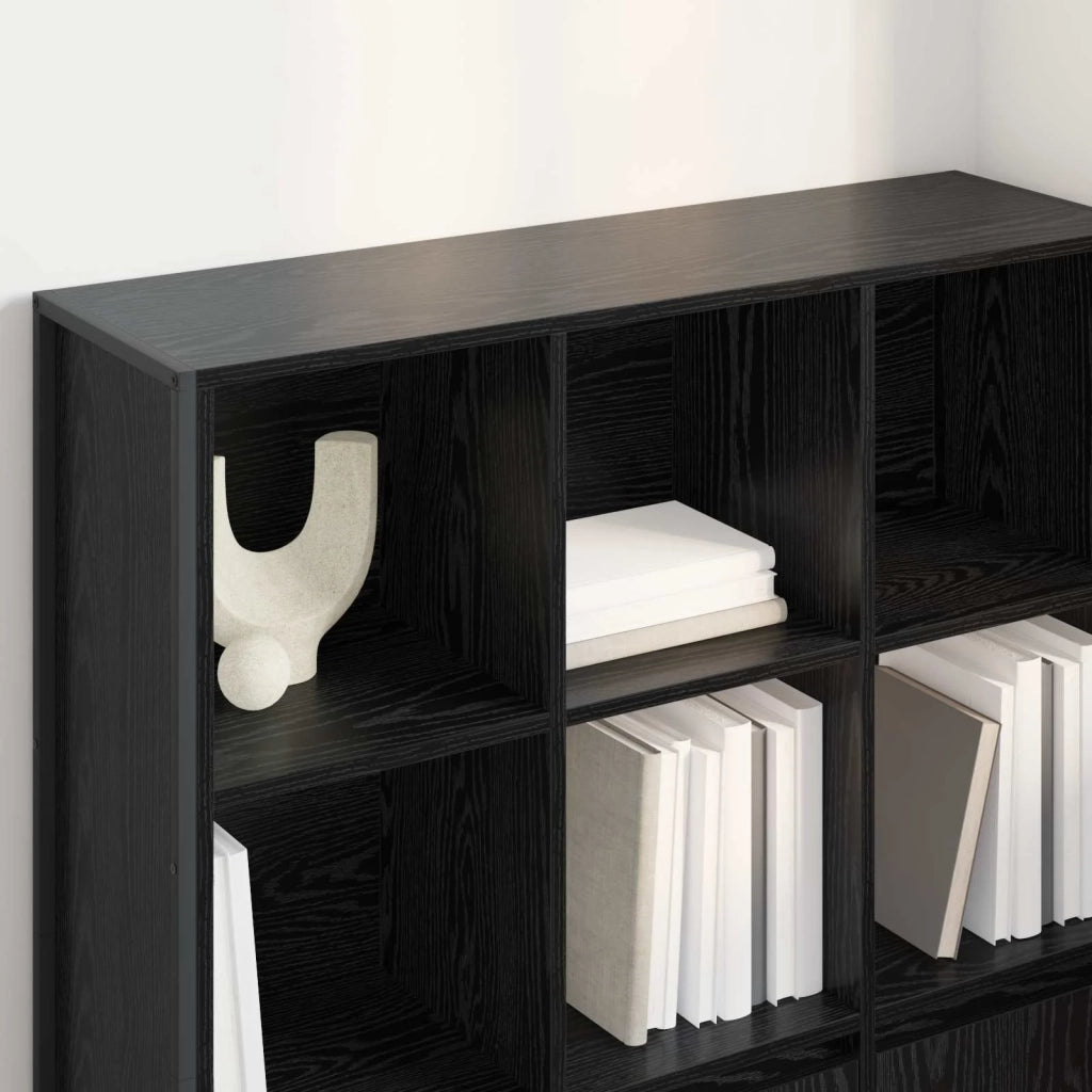 Armadio per Libri 2 pcs Rovere Nero 99,5 x 30 x 108 cm 3403022