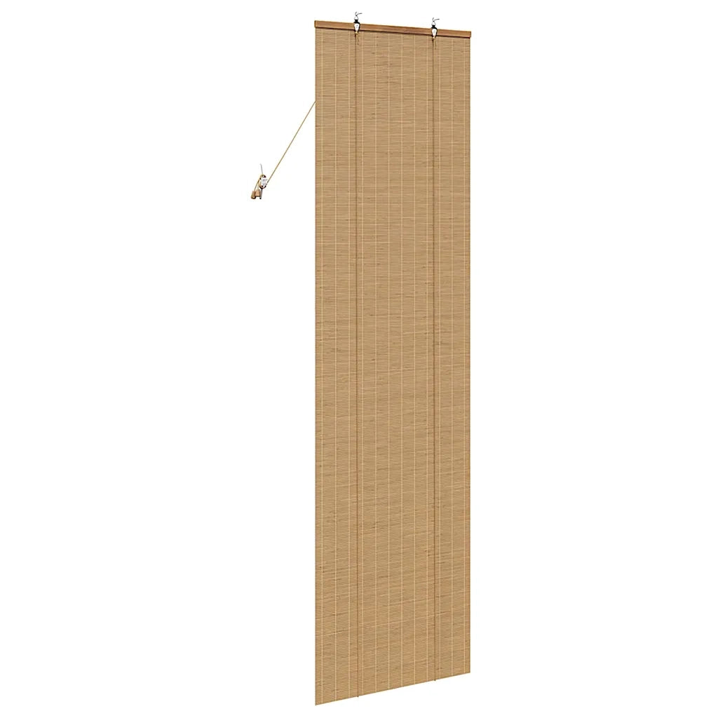 Tenda a rullo con tende Marrone 60 x 220 cm Bambù 42006847