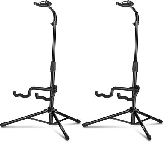 Standaard universale per chitarre elettriche e acustiche con manubrio per basso classico e chitarra 2 pezzi