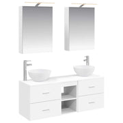 Set di mobili per il bagno 5 pcs Bianco 3406711