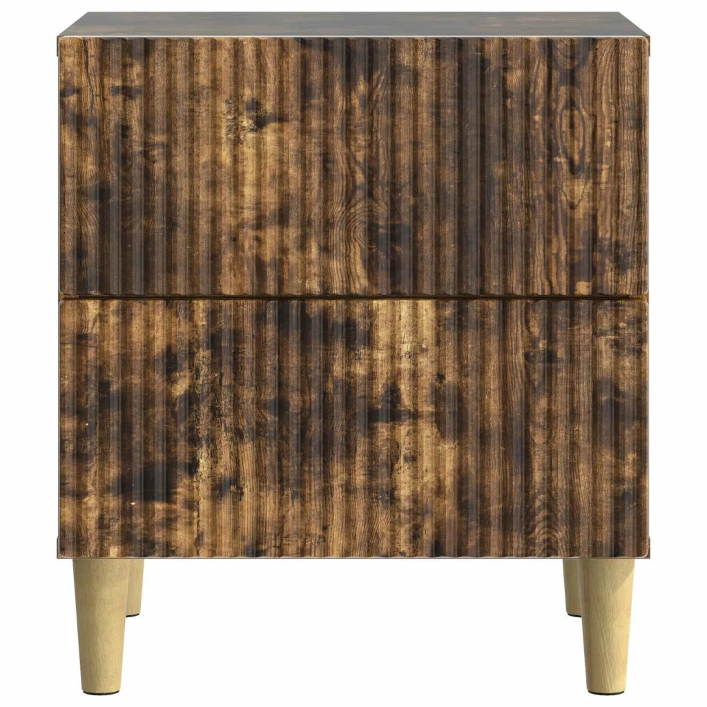 Armadio da Notte Rovere Fumo 43 x 34,5 x 48 cm 894535
