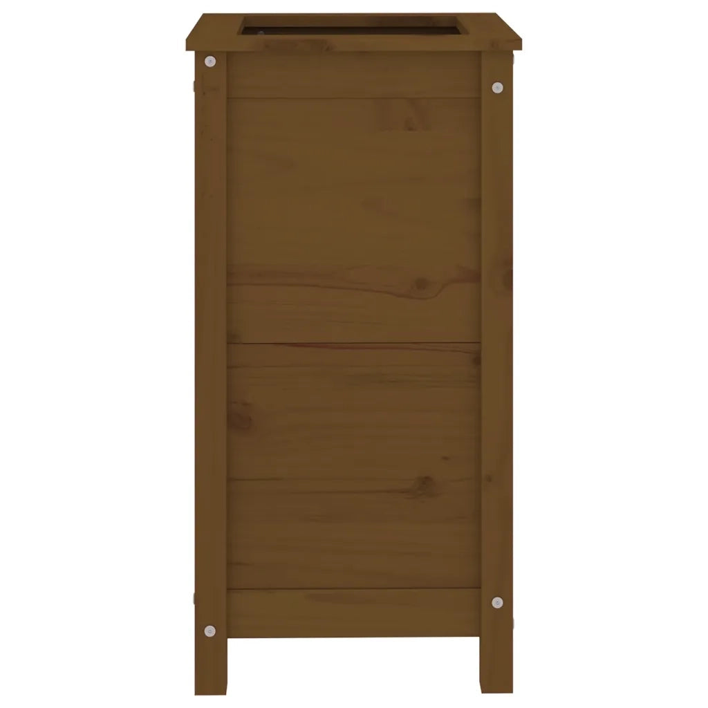 Fioriera da Giardino Ambra 40x40x78 cm Legno Massello di Pino 825278