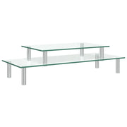 Base per Monitor a 2 Livelli in Vetro Trasparente CFW6774989