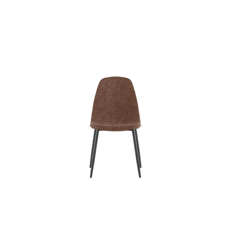 Sedia in similpelle Brigitte 44cm X 50cm H 84cm Stones