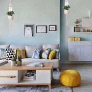 Supporto per piante in cotone, tessuto a rilascio graduale, 2 pezzi, 117 cm, per vasi da giardino e contenitori per piante, per decorazione di casa.