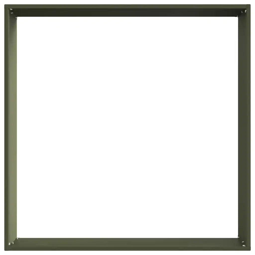 Bordura per Prato Verde oliva 60 x 60 x 13 cm Acciaio CFW2453200