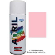 SMALTO SPRAY ACRIL COLOR AREXONS - ROSA RAL 3015 ML 400- 6 pezzi