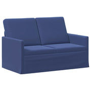 Divano a 2 posti Blu Polizia 130 x 81 x 82 cm Velluto (V) 42041066