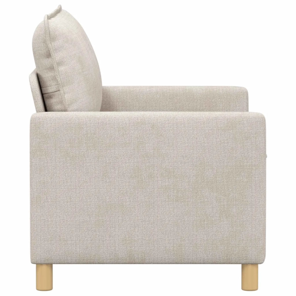 Divano Crema 126 x 81 x 87,5 cm Poliestere 42028818