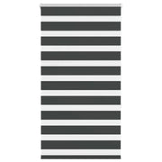 Tenda a Rullo Zebra Nero Larghezza Tessuto 85,9 cm Poliestere
