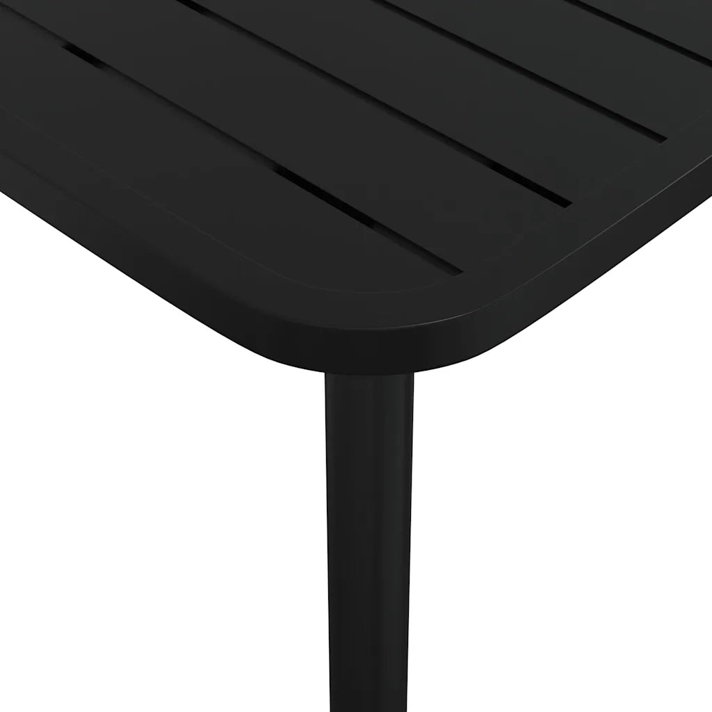 Set da Pranzo da Giardino 5 pz | Set Salotto da Giardino in Acciaio Antracite
