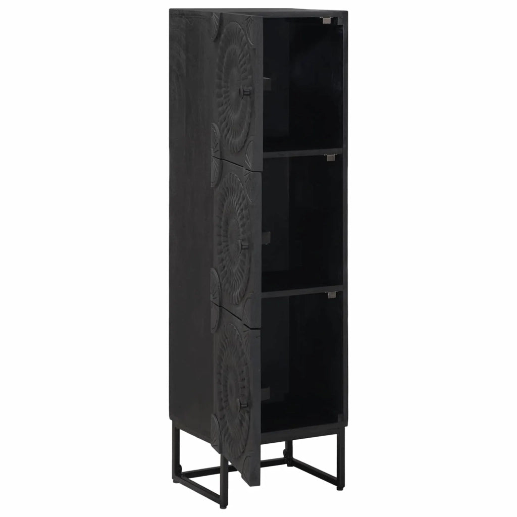 Credenza Nero 35 x 30 x 120 cm