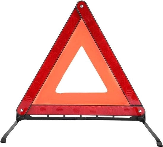 Driehoek Opvougbile Auto Driehoek Noodfoutteken Waarschuwingsbord - Veicoli Equipaggiamento di Sicurezza.