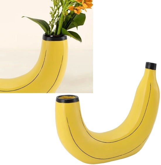 Decorazione in forma di banana - Materiale in resina - Funzionale - Sicura e ecologica - Adatta per soggiorno/camera da letto