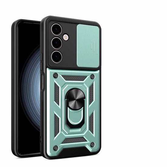 Hoesa per Samsung Galaxy A55 5G - Resistente allo shock con Ringholder e Stampa Standard