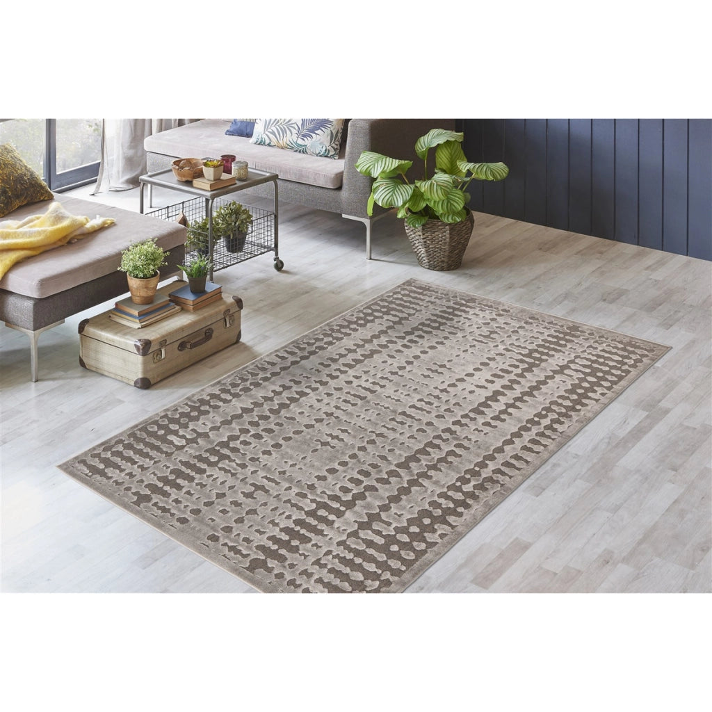 Tappeto moderno Madita 300 grigio 80x150 cm