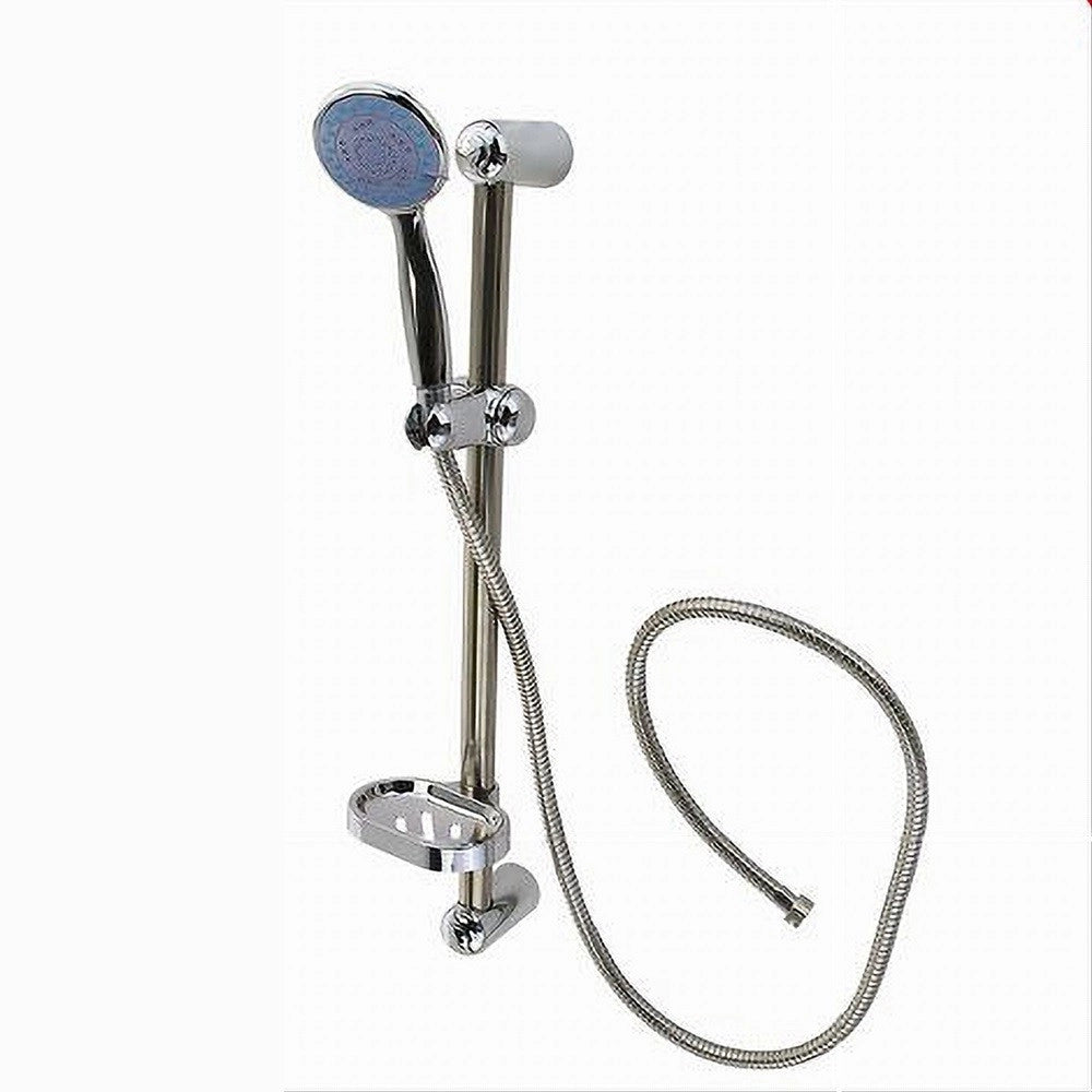 Trade Shop - Saliscendi Doccia Bagno Con Asta Colonna Porta Sapone Doccetta Multigetto 59690 -