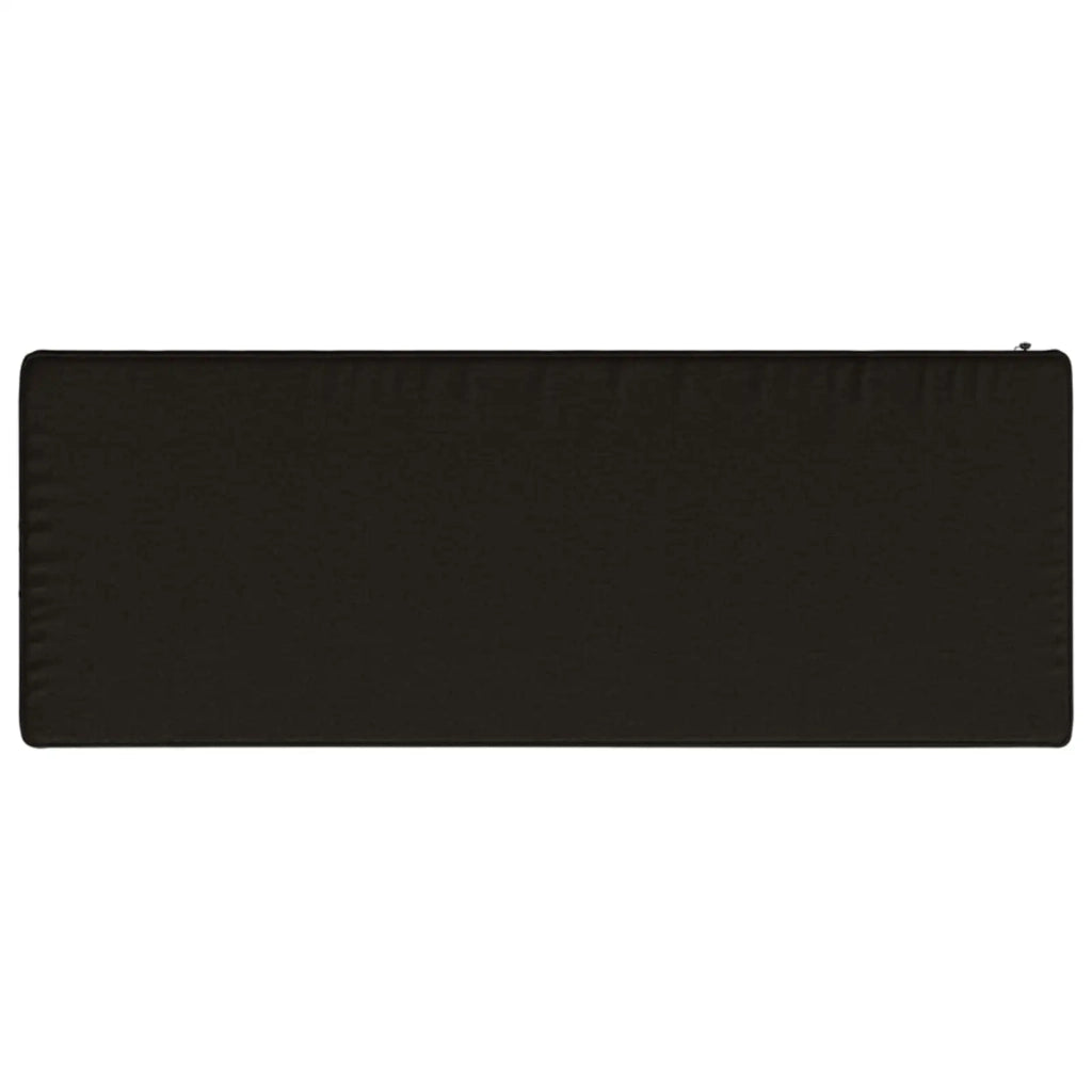 Cuscini per Panchina a 2 Pezzi VUGHT 2 pcs 100% Poliestere Nero 950371